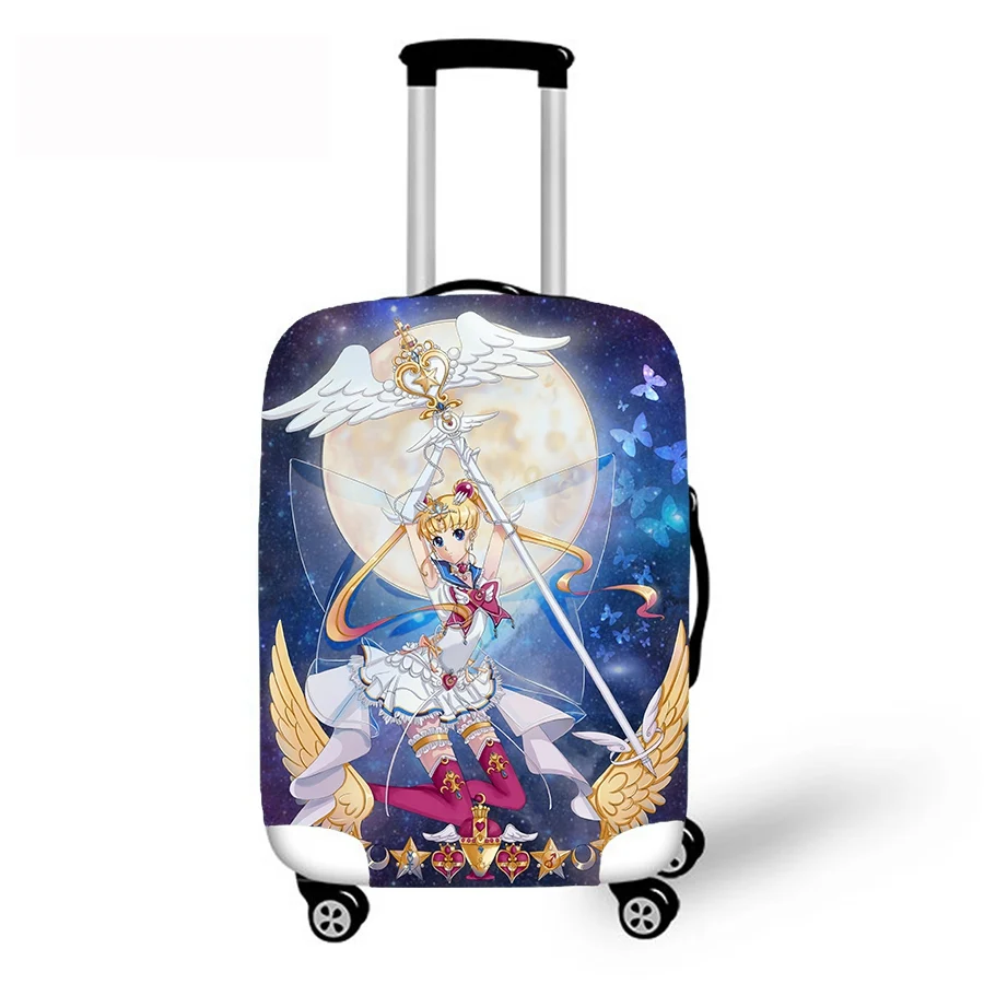 

Japanese Anime Sailor Moon Luggage Protective Case Waterproof Cover For 18-30 Inch Trolley Suitcase Elastic Travel Rain Covers