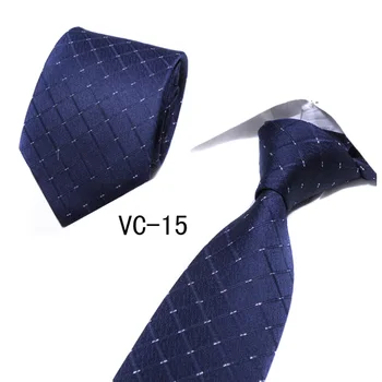 

New Fashion Plaid Neckties Corbatas Gravata Jacquard Woven 8cm Width Men Ties Slim Tie Business Wedding Stripe Neck Tie For Men