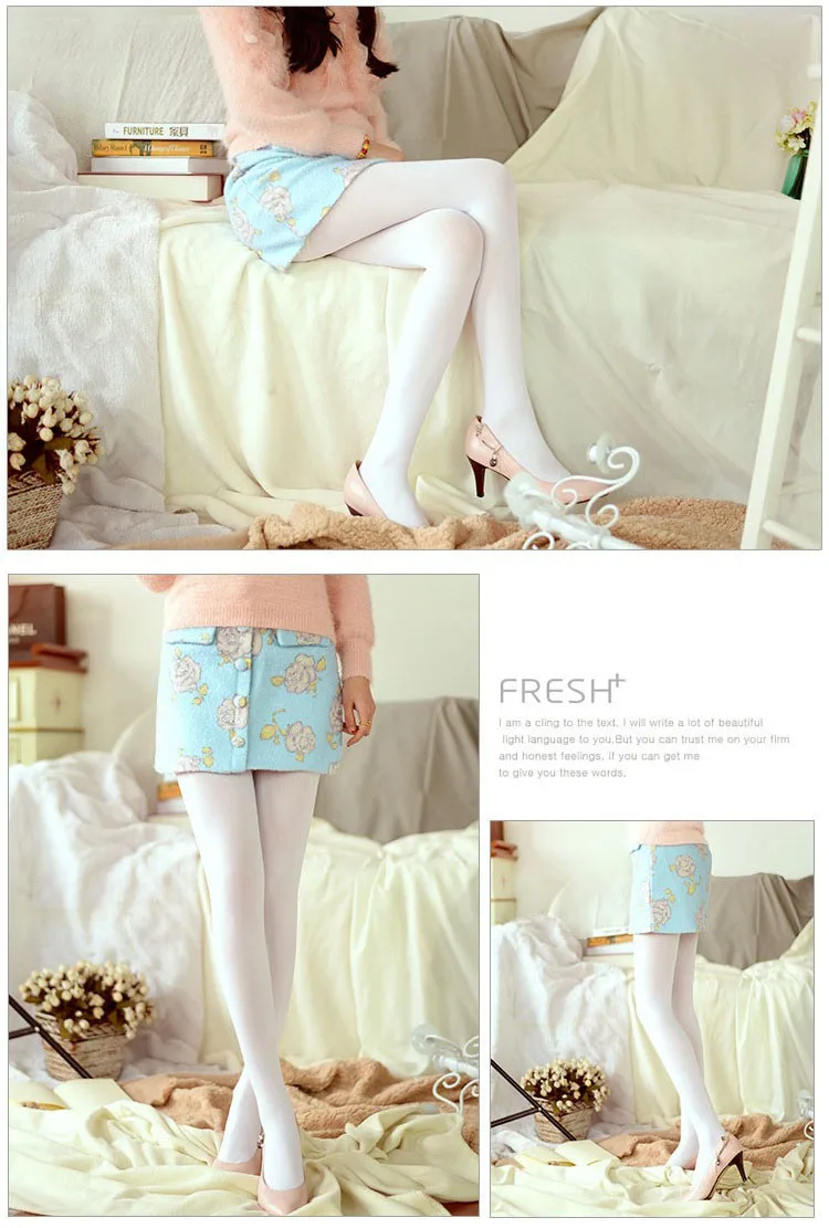 long socks for women New Japanese Style Velvet White Silk Women Tights Stockings Spring And Autumn Ballet Dance Stocking Fashion Female Pantyhose women's socks