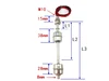 Longueur 100mm Double Boule Flottante En Acier Inoxydable Niveau Automatique Commutateur de Commande De Capteur ► Photo 3/6