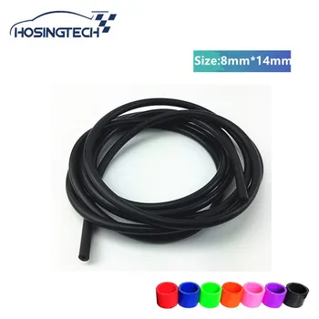 

HOSINGTECH- silicone air intake 10m ID: 8MM OD:14MM Silicone Vacuum Hose Black