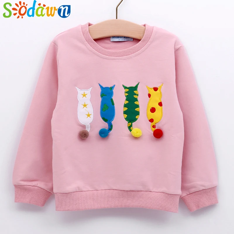 Sodawn Autumn Winter New Fashion Cartoon Design Kids Sweater Girls Clothes Cute Cotton Sweater Long Sleeve T-Shirt Sodawn Autumn Winter New Fashion Cartoon Design Kids Sweater Girls Clothes Cute Cotton Sweater Long Sleeve T-Shirt