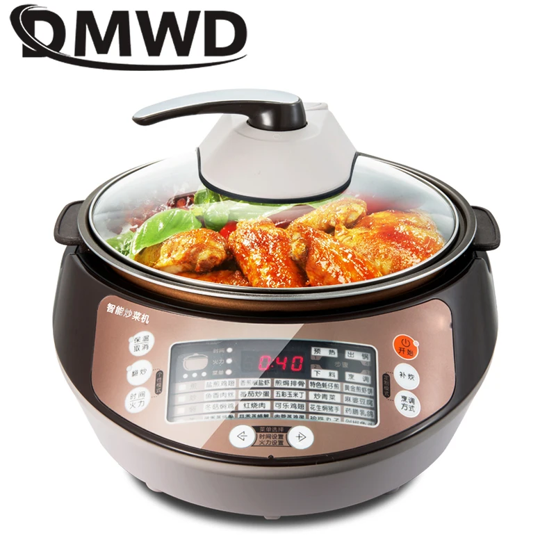 DMWD 5L Multifunction Intelligent Robot Electric Automatic Cooking Machine Smart Food Cooker