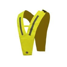 На открытом воздухе полиэфирные Светоотражающие защитный жилет для взрослых