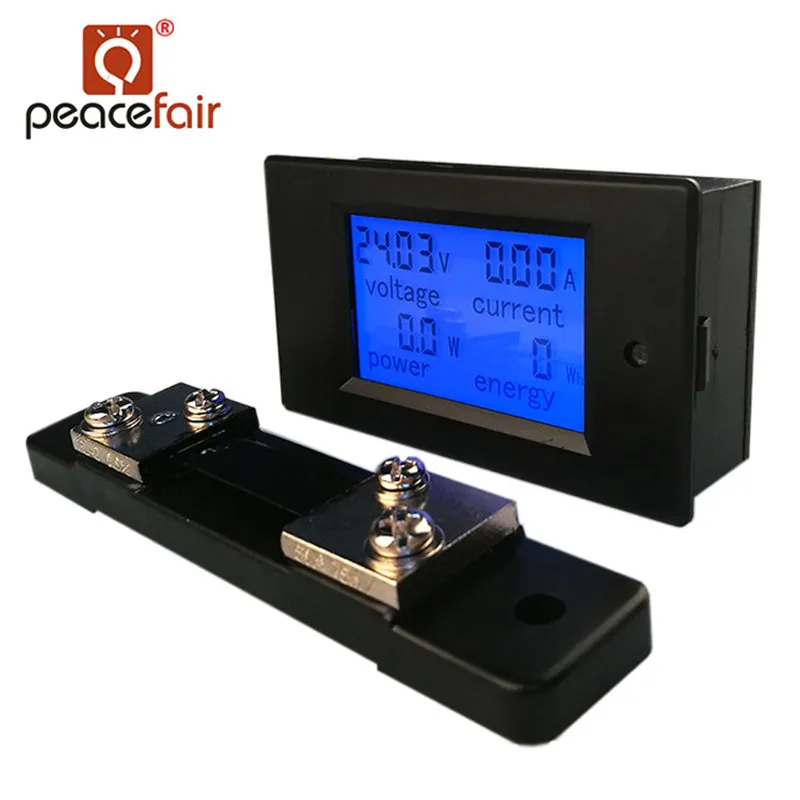 PZEM-051 DC Digital Ammeter Voltmeter 6.5-100V 4 IN1 LCD Motorcycle Voltage Current Power Energy Monitor With 50A Shunt цена PZEM-051 DC Digital Ammeter Voltmeter 6.5-100V 4 IN1 LCD Motorcycle Voltage Current Power Energy Monitor With 50A Shunt цены онлайн