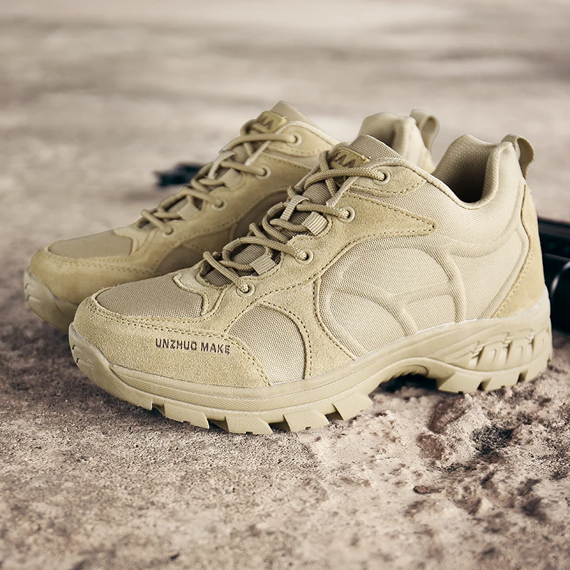 

2019 Winter Military Tactical Army Boots Men Shoes Waterproof Leather For Man Shose Outdoor Combat Boot Male Ankle Booties Shoe