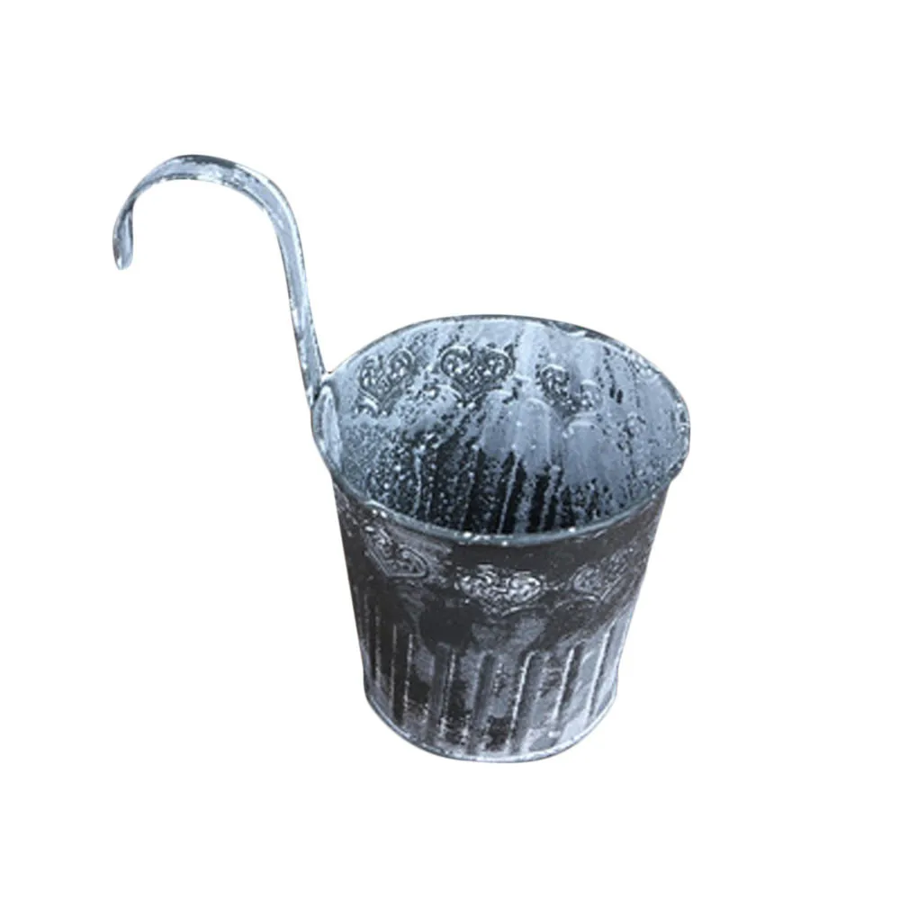 

European style lower Pot Garden Hanging Balcony Plant Home Decor Metal Iron Potted Planter