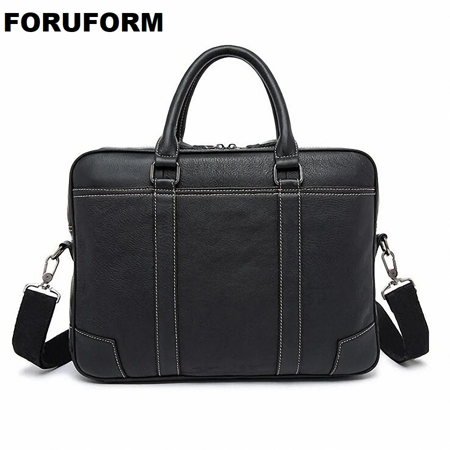 Business Summaries Vintage Style Real Leather Briefcases Men's Bags