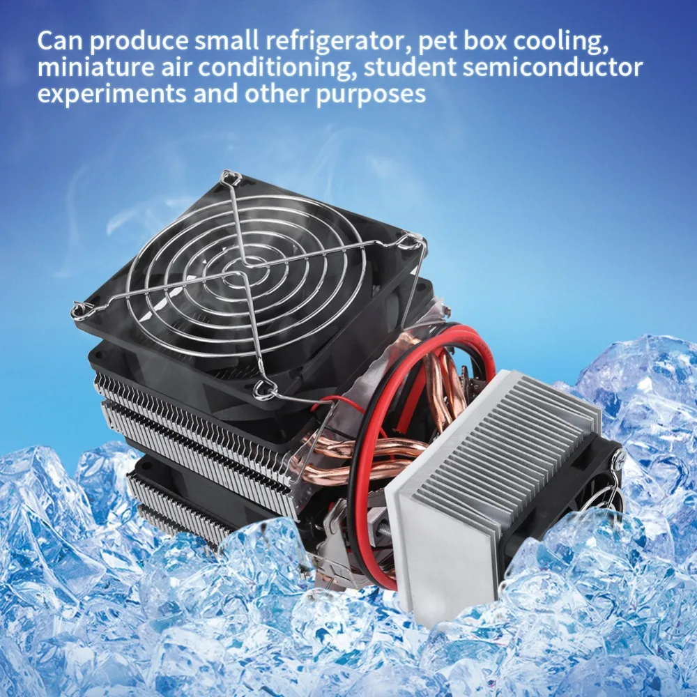 DIY мини холодильник DC 12 В полупроводниковый холодильное устройство охлаждения Термоэлектрический охладитель высокая эффективность охлаждения