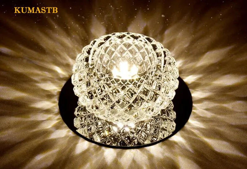 Round Crystal Ceiling Light 11