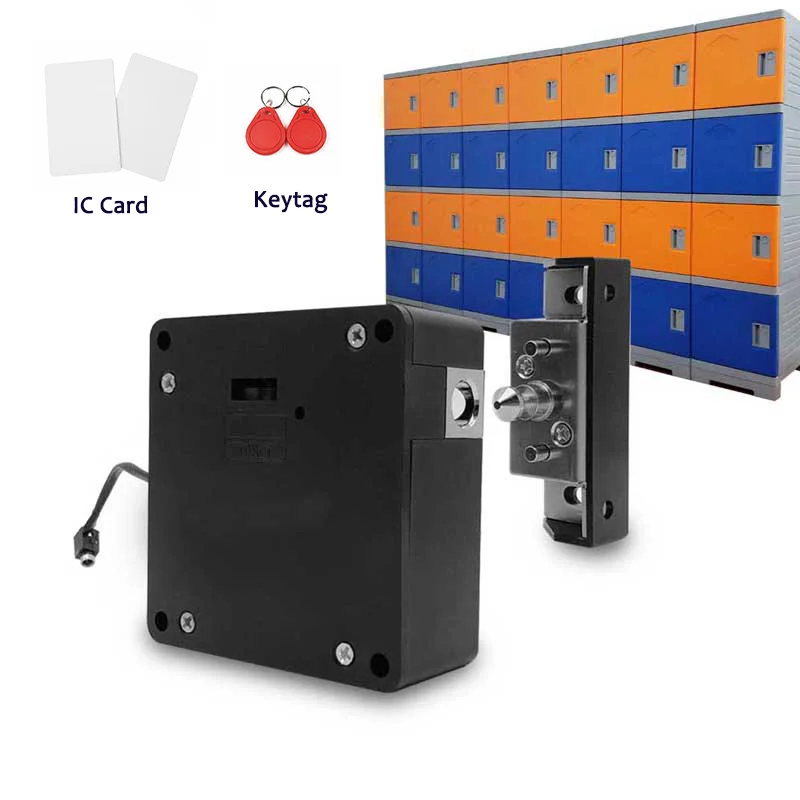 Smart Lock 13.56MHZ IC Electronic Lock No Hole Easy Installation Hidden RFID Furniture