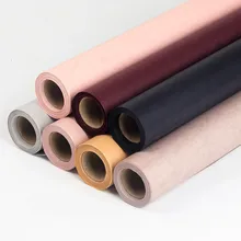 Fresh 60cm x 15 Yard Flower Bouquet Wrapping Paper Roll Florist Supplies Matt Kraft Wrapping Paper
