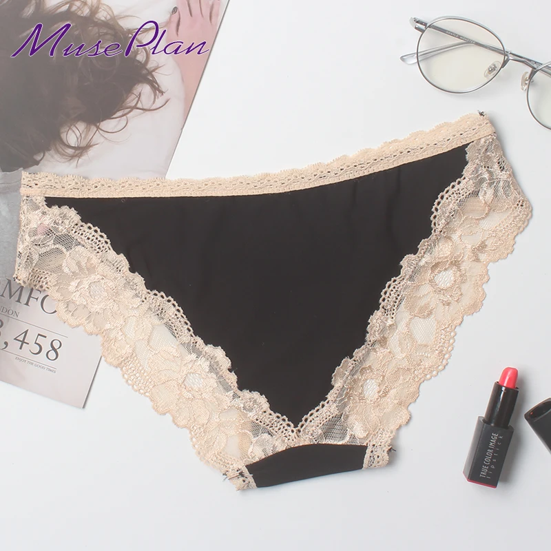 

HOT SALE!Free Shipping seamless low-Rise women sexy lace lady panties seamless cotton briefs Plus Size girl underwear
