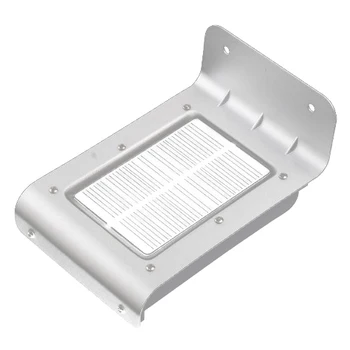 

CNIM Hot Voice-activated lights - Solar lamp with 16 LEDs pearl sensor lighting outside garden path and wall yard light (Silver)