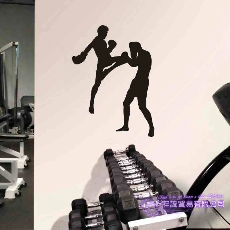 Muay Thai MMA Наклейка на стену наклейка бесплатные боевые постеры виниловые наклейки