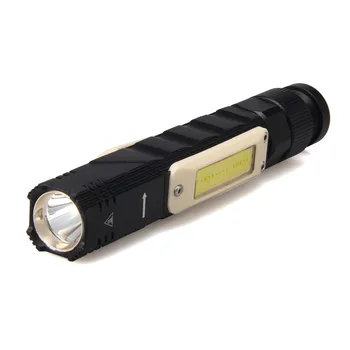 

Novelty USB Rechargeable XPG COB Headlight 360 Degree Rotating Magnet Base Work Light Foldable LED Flashlight with Clip and Belt