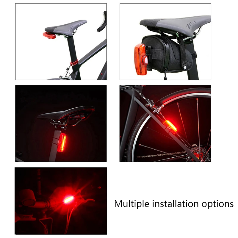 Best 6000LM Rechargeable Handlebar Bike Light 2X XM-L2 LED Front Bicycle Headlight with Built-in 6000 mAh Battery +Mount +Taillight 24