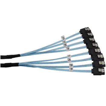 

High Speed 6Gbps 4pcs/set Sata Cable Sas Cable for Server 1M