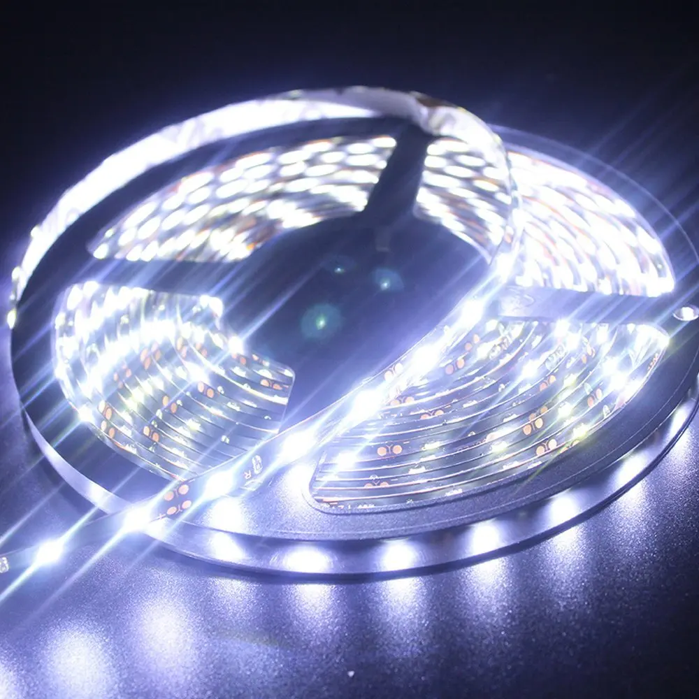 Горячий DC 24V Красный 5M 5050 SMD 60LED/M 300 LED водонепроницаемый гибкий светильник полоса