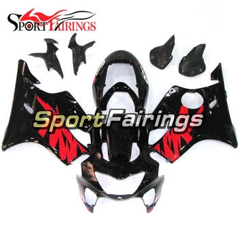 

Motorcycle Injection ABS Plastic Full Fairing Kits For Honda CBR600 F4 99 00 Year 1999 2000 Black Red CBR Sport Bike Fairings