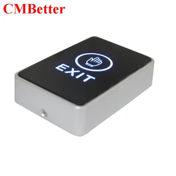 

Installed Door Exit Button Touch Release Push Switch Contactless with Bule light for Electronic Door Lock Access Control System