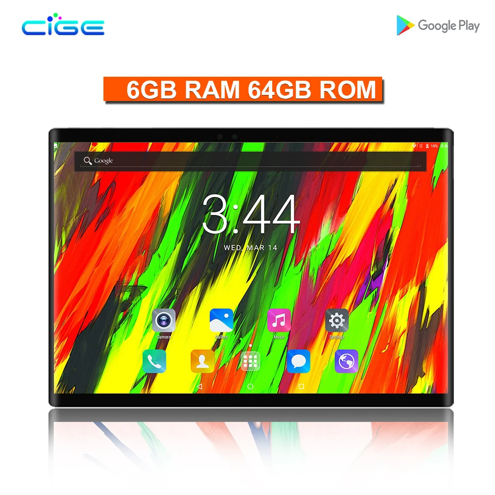 

6+64GB 10 inch tablet PC 3G 4G LTE Android 8.0 Octa Core Super tablets Ram 6GB Rom WiFi GPS 10.1 tablet IPS Dual SIM GPS