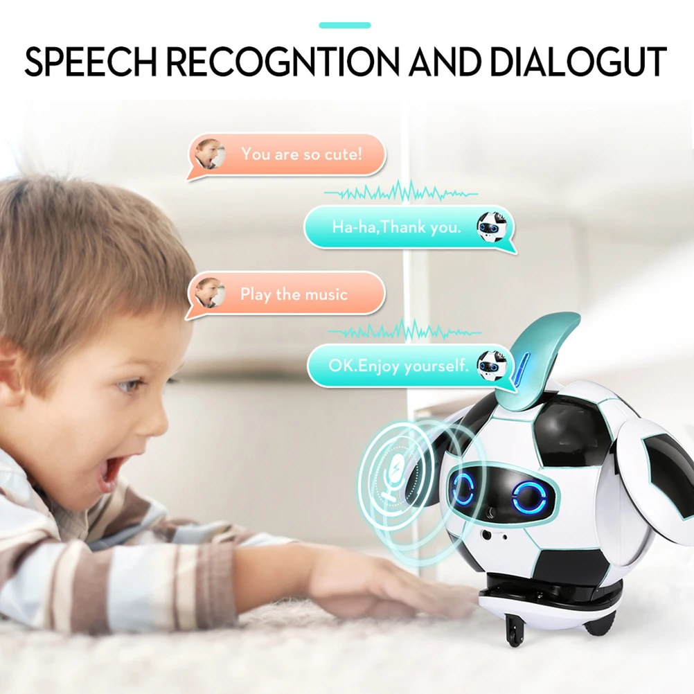 Развивающие игрушки интерактивный умный робот игрушка Голосовое управление AI игрушка с обнаружением инфракрасного излучения для детского подарка