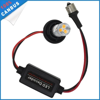 

2X Canbus 1156 Ba15s 1157 T10 7443 7440 Resistor LED Decoder Warning Error Canceller for LED Turn Signal Bulb Fix Hyper Flash