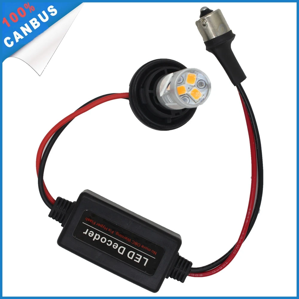 

Canbus Error Free BAU15S PY21W P21W 1156 Resistor LED Decoder Warning Error Canceller for LED Turn Signal Bulb Fix Hyper Flash