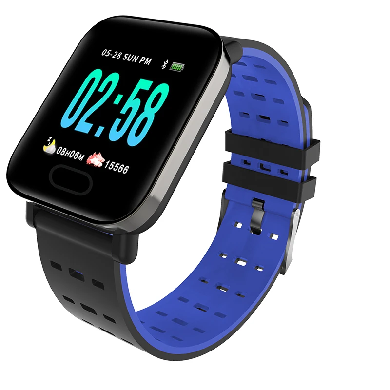 A6 умные часы кровяное Давление Фитнес трекером Smartwatch С Водонепроницаемый