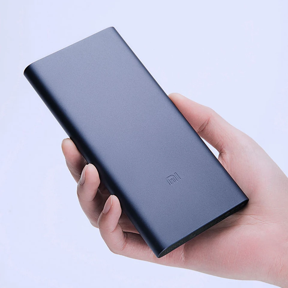 Оригинальный внешний аккумулятор Xiaomi 10000 мАч 2 Quick Charge Powerbank Dual USB портативный
