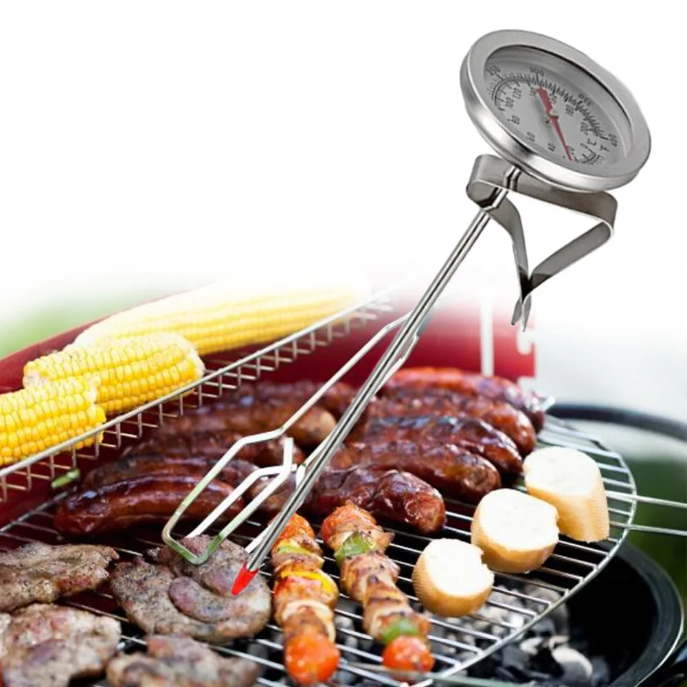 

Meat Thermometer Kitchen Stainless Steel Oven Cooking BBQ Probe Thermometer Food Meat Gauge 200 Centigrade Cooking Tools