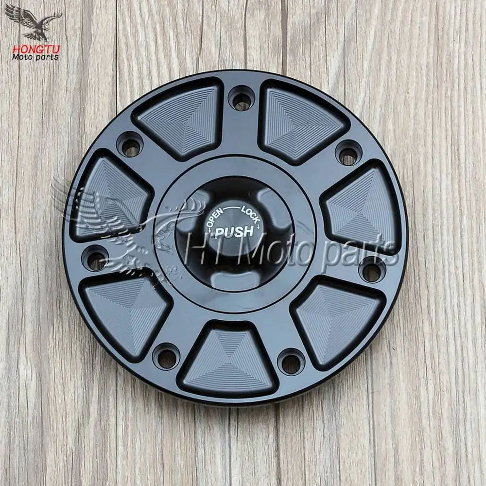 Motorcycle CNC Aluminum Fuel Gas Caps Tank Cap tanks Cover With Rapid Locking For Kawasaki