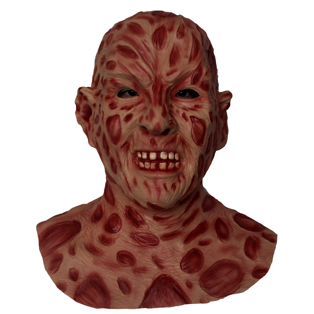 Freddy Krueger маска латексная полная накладная для лица Хэллоуин Взрослый костюм