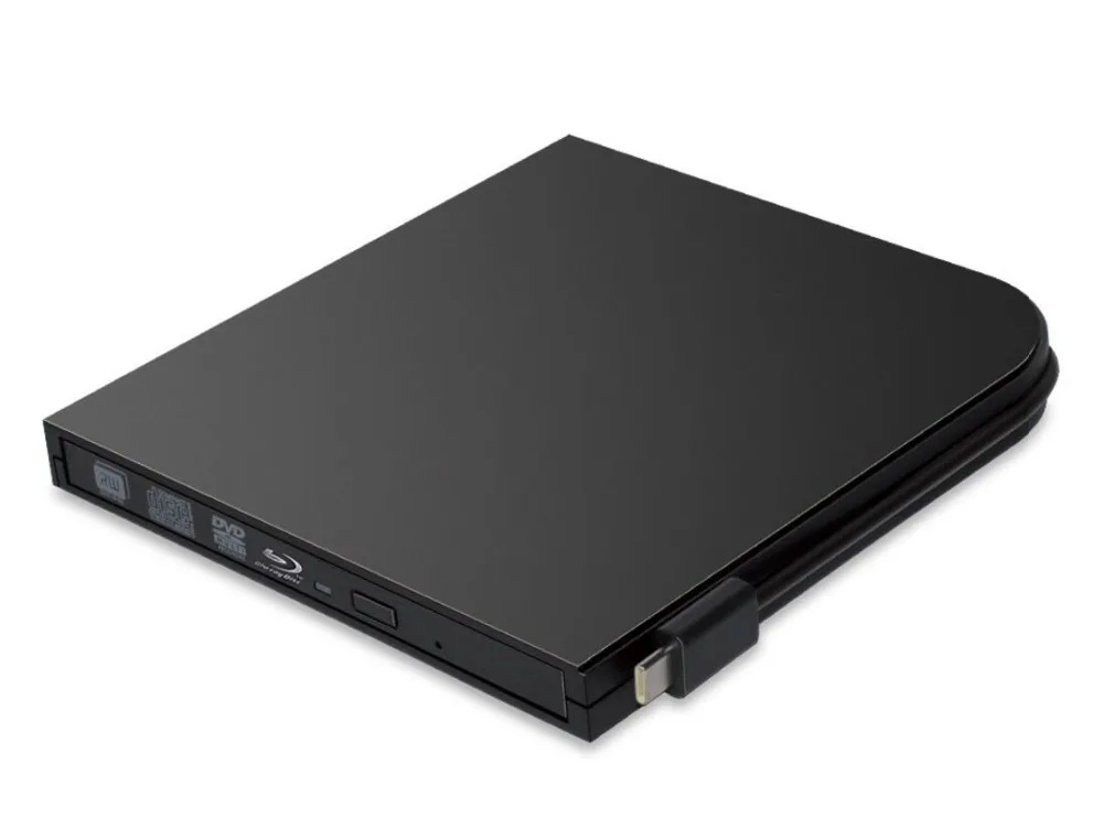 Blu-Ray привод тонкий тип C+ USB 3,0 Bluray горелка BD-RE CD/DVD RW Writer Play 3D 4K Blu-Ray диск для ноутбука ПК hp ACER