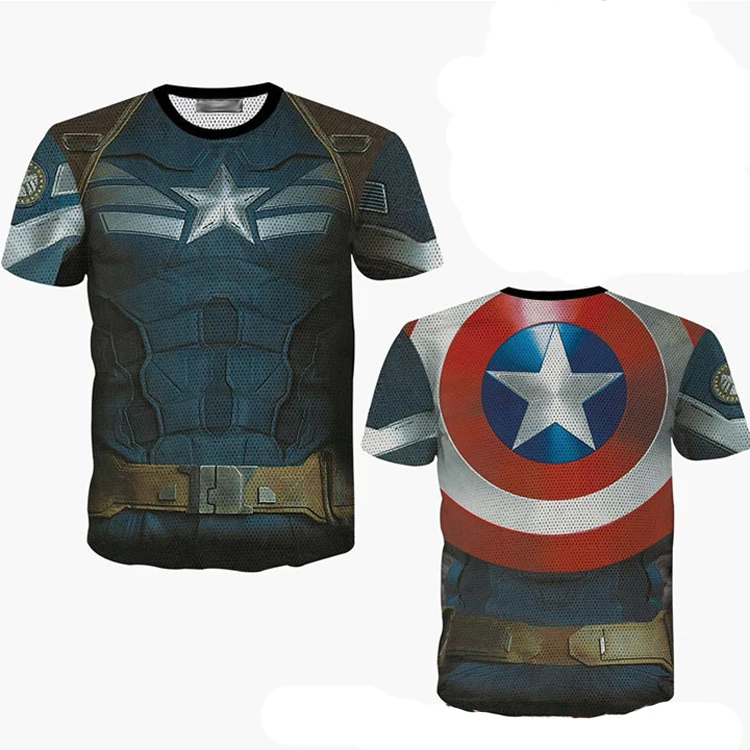 

XXL-8XL Plus Size tshirt Captain America t shirt men Gasp Fitness Streewear t-shirt men Big Size XXL XXXL 4XL 5XL 6XL 7XL 8XL