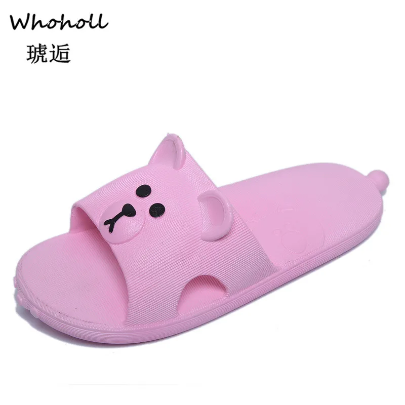 

Summer Women Slippers Cute Cartoon Cat Indoor Bathroom Animal Slipper Couples Slides Designer Flip Flops Soft Shoes Size 5.5-9.5