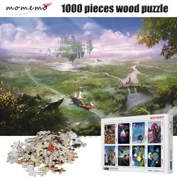 MOMEMO Fantasy World Puzzle 1000 шт. мультяшная фигурка деревянная головоломка 1000 шт. взрослые Пазлы детские развивающие игрушки