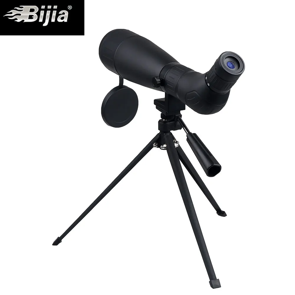 BIJIA 20-60x60 Zoom HD зрительная труба профессиональный открытый Bak4 Телескоп Birdwatch охотничий Монокуляр с портативным штативом