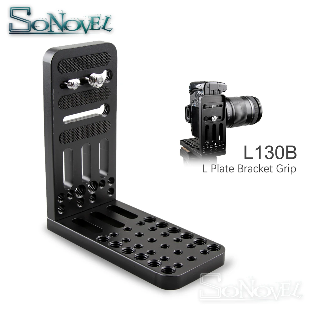 Metal Universal Soporte L Placa de liberación rápida mano Agarre FR 550D 650D 750D 800D Metal Universal Soporte L Placa de liberación rápida mano Agarre FR 550D 650D 750D 800D