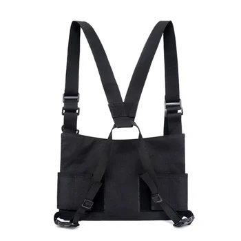 

tactical chest bag Radio Harness Durable wear-resistant adjustable tear-resistant Chest Rig Bag Vest Hip Hop Tactical Harness