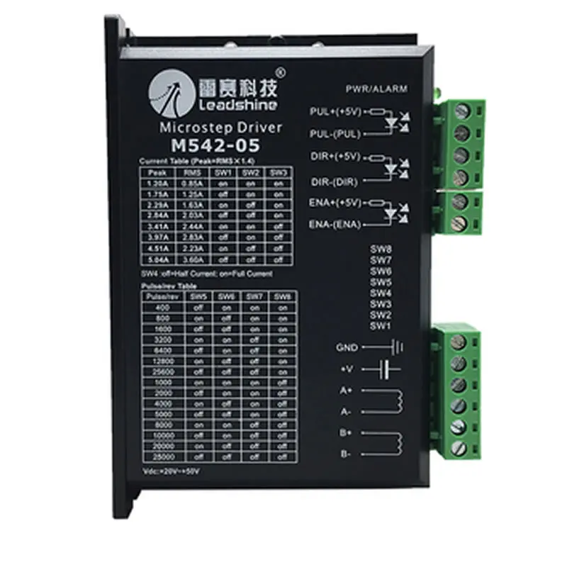 Оригинальный драйвер шагового двигателя Leadshine DM542 M542C DM542S 57 M542 M542-05 | Обустройство
