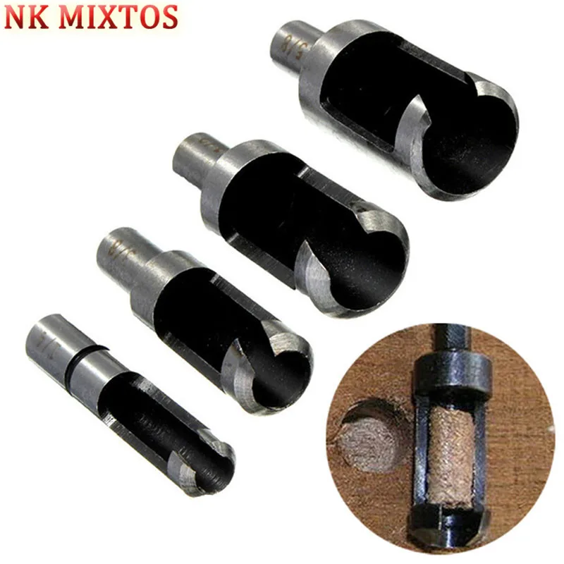 New 4PCS Durable Plug Cutter Power Drill Tools Drill Bits Set Power Tool Accessories Wood Drills Model Maker Tools Carpentry DIY New 4PCS Durable Plug Cutter Power Drill Tools Drill Bits Set Power Tool Accessories Wood Drills Model Maker Tools Carpentry DIY