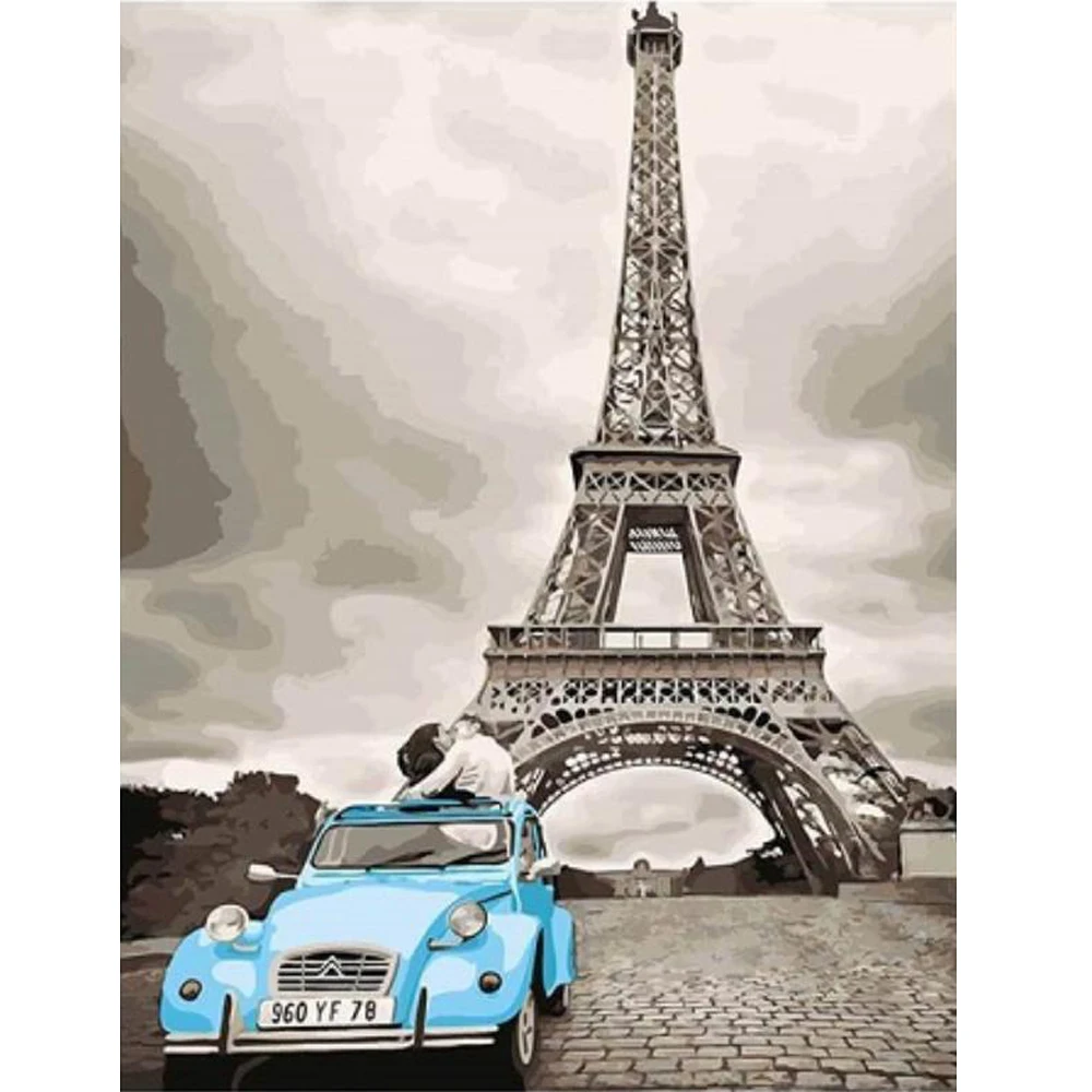

YANXIN DIY Framed Painting By Numbers Oil Paint Photo Wall Art Digital Pictures Painting Decor For Home Decoration Gifts S026