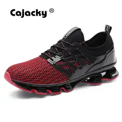 Cajacky/мужские повседневные кроссовки, большие размеры 48-47, летняя дышащая мужская обувь, износостойкие мужские кроссовки на шнуровке, Zapatillas