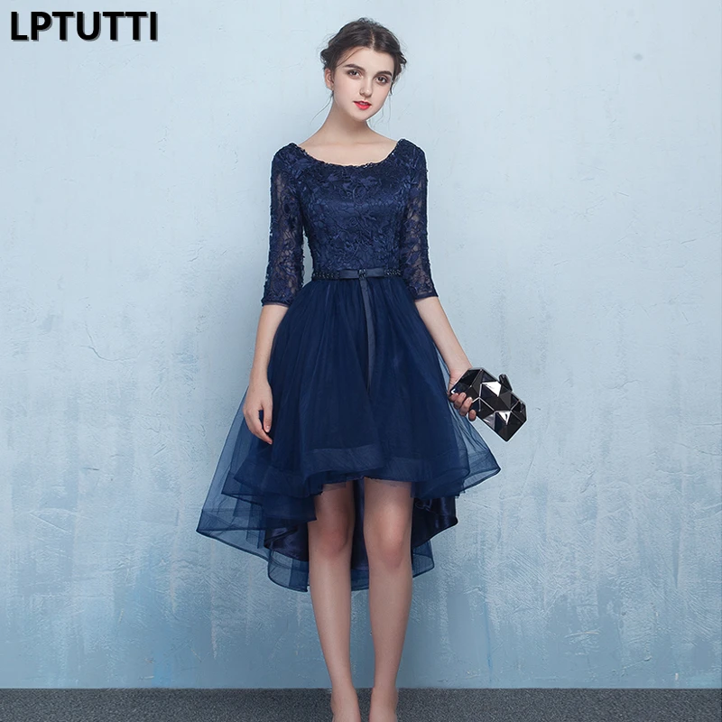 

LPTUTTI Lace Bow New Sexy Woman Plus Size Social Festive Elegant Formal Prom Party Gowns Fancy Short Luxury Cocktail Dresses