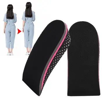 

Toe Corrector 3cm EVA Height Increase Insoles Invisible Breathable Foot Arch Support Heel Pads Orthopedic