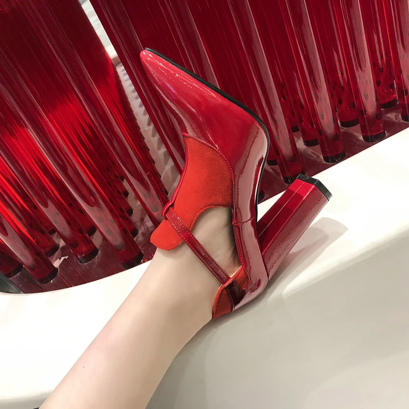 Черный красные бежевые туфли женские на шпильке свадебные лодочки туфли с острым носом на высоком каблуке женская обувь больших размеров высокий каблук high heels shoes woman