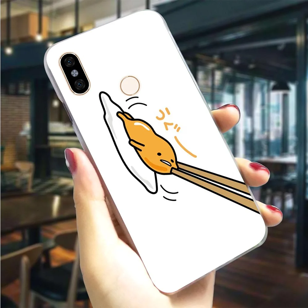 

Plastic Phone Case for Xiaomi Redmi 5 Gudetama Egg Cover for Redmi 6A Cases 4A 4X 5 Plus 5A Prime Note 5 6 Pro