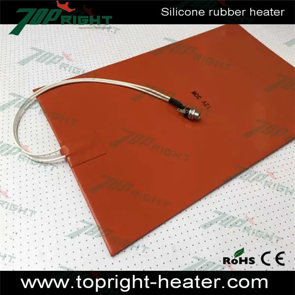 12v 30w Diameter 190x310mm Flexible & Electric Silicone Rubber Heating